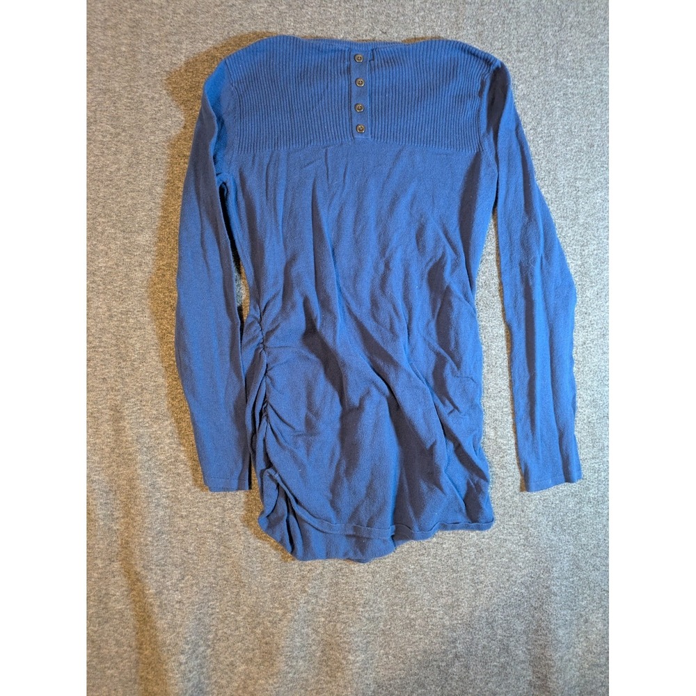 Motherhood Maternity Women's Royal Blue Lightweight Scoop Neck Sweater Small - Picture 8 of 9
